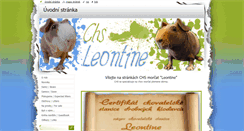 Desktop Screenshot of leontine.webnode.cz