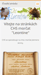 Mobile Screenshot of leontine.webnode.cz