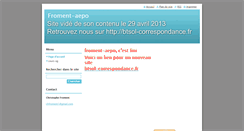 Desktop Screenshot of froment-aepo.webnode.fr