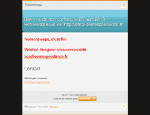 Tablet Screenshot of froment-aepo.webnode.fr