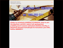 Tablet Screenshot of kamenictvi-renova.webnode.cz