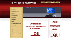 Desktop Screenshot of ilprocessotelematico.webnode.it