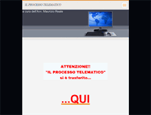 Tablet Screenshot of ilprocessotelematico.webnode.it