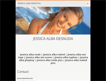 Tablet Screenshot of jessicaalbadesnuda.webnode.com