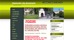 Desktop Screenshot of annamarie.webnode.cz