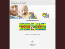 Tablet Screenshot of clubedecamposd.webnode.com.br