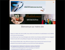 Tablet Screenshot of medilab.webnode.fr