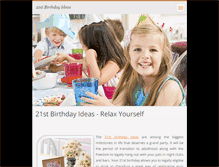 Tablet Screenshot of 21st-birthday-ideas.webnode.com