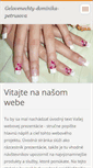 Mobile Screenshot of gelovenechty-dominika-petrusova.webnode.sk