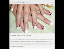 Tablet Screenshot of gelovenechty-dominika-petrusova.webnode.sk