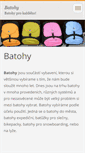 Mobile Screenshot of batohy.webnode.cz