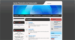Desktop Screenshot of missionariadarestauracao.webnode.com.br