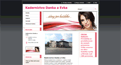 Desktop Screenshot of kadernictvodankaevka.webnode.sk