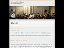 Tablet Screenshot of konzervatorium-jlbellu.webnode.sk