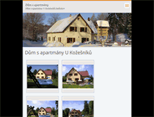 Tablet Screenshot of apartmanysedlonov.webnode.cz