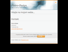 Tablet Screenshot of pietro-design.webnode.sk