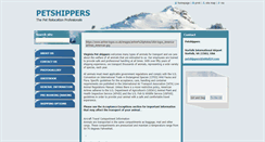 Desktop Screenshot of petshippers.webnode.com