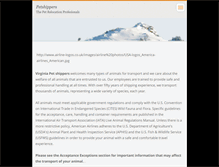 Tablet Screenshot of petshippers.webnode.com