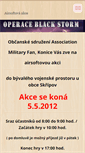 Mobile Screenshot of operaceblackstorm.webnode.cz