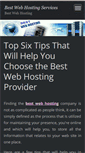 Mobile Screenshot of bestwebhostingservices.webnode.com