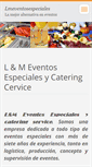Mobile Screenshot of lmeventosespeciales.webnode.es