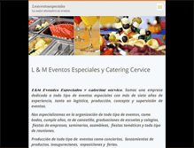 Tablet Screenshot of lmeventosespeciales.webnode.es