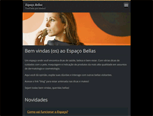 Tablet Screenshot of espacobellas.webnode.com