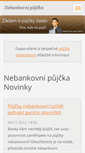 Mobile Screenshot of nebankovnipujcka.webnode.cz
