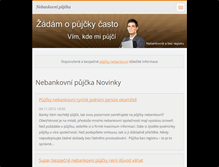 Tablet Screenshot of nebankovnipujcka.webnode.cz