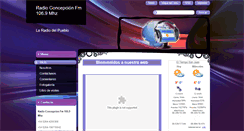 Desktop Screenshot of fmradioconcepcion.webnode.es
