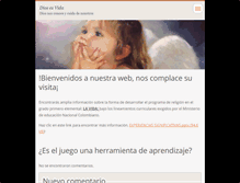 Tablet Screenshot of diosesvida1.webnode.es