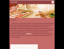 Tablet Screenshot of lowesfoods.webnode.com