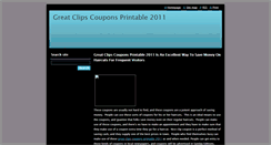 Desktop Screenshot of greatclipscouponsprintable2011.webnode.com