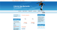 Desktop Screenshot of libreriasanbernardo.webnode.es