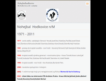 Tablet Screenshot of nohejbalhodkovice.webnode.cz