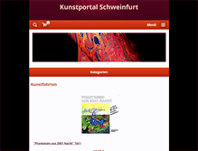 Tablet Screenshot of kunstportal.webnode.com