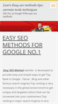 Mobile Screenshot of easyseo.webnode.com