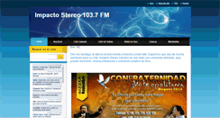 Desktop Screenshot of impactostereocalvario.webnode.es