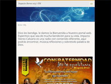 Tablet Screenshot of impactostereocalvario.webnode.es