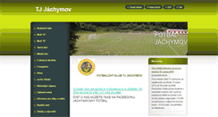 Desktop Screenshot of fotbaljachymov.webnode.cz