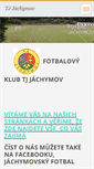 Mobile Screenshot of fotbaljachymov.webnode.cz