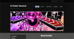 Desktop Screenshot of elpodermusical.webnode.com.ve