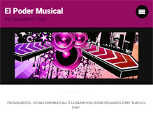 Tablet Screenshot of elpodermusical.webnode.com.ve