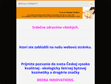 Tablet Screenshot of dedraprevsetkych.webnode.sk