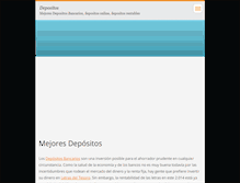 Tablet Screenshot of depositos.webnode.es