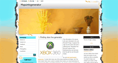 Desktop Screenshot of mspointsgenerator.webnode.com