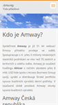 Mobile Screenshot of amway-cr.webnode.cz