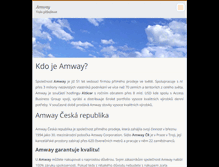 Tablet Screenshot of amway-cr.webnode.cz