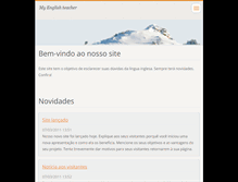 Tablet Screenshot of myenglishteacher.webnode.com.br