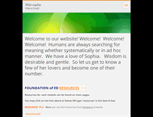 Tablet Screenshot of philo-sophia.webnode.com